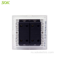 16A250V 2Gang 1Way Switch электрический переключатель CE переключатели